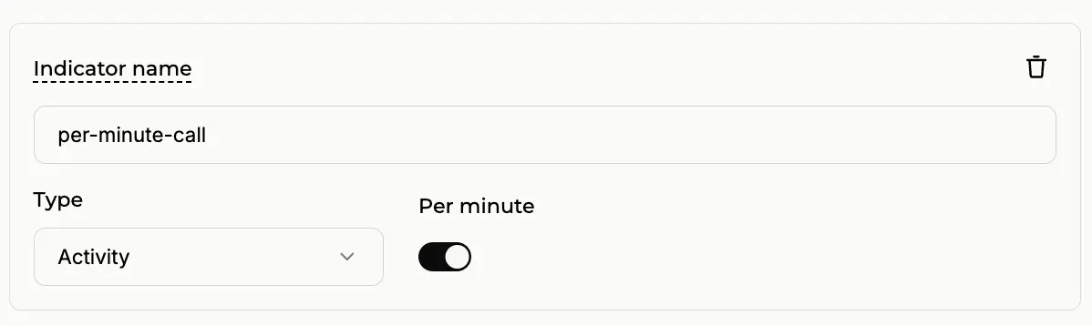 Configure Activity Indicators